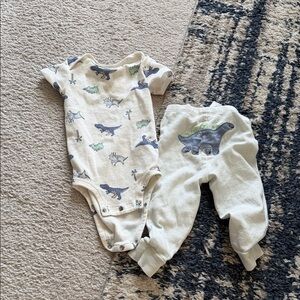 Dinosaur Print Kids 2 Piece Set